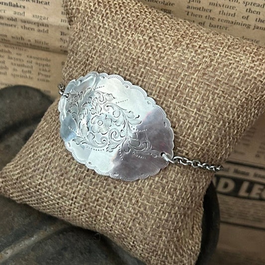 Sterling Silver Bracelet - 1898 Victorian Era