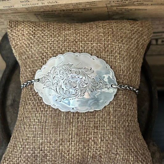 Sterling Silver Bracelet - 1898 Victorian Era