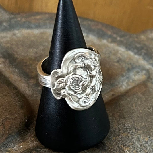 Sterling Silver Ring - 1902 Tea Rose