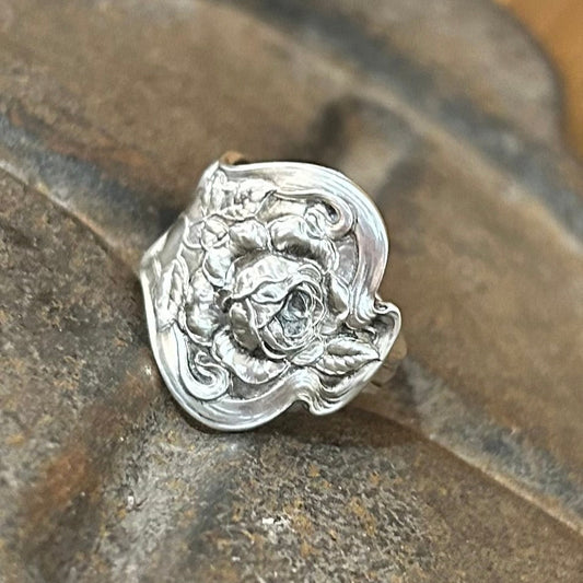 Sterling Silver Ring - 1902 Tea Rose