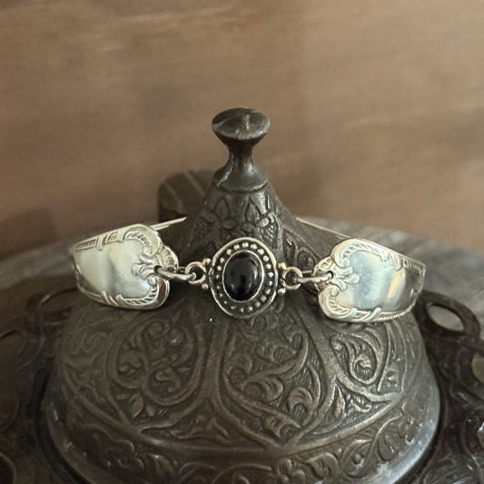 Grosvenor Diane Cake Fork Bracelet with Sterling Silver Connector