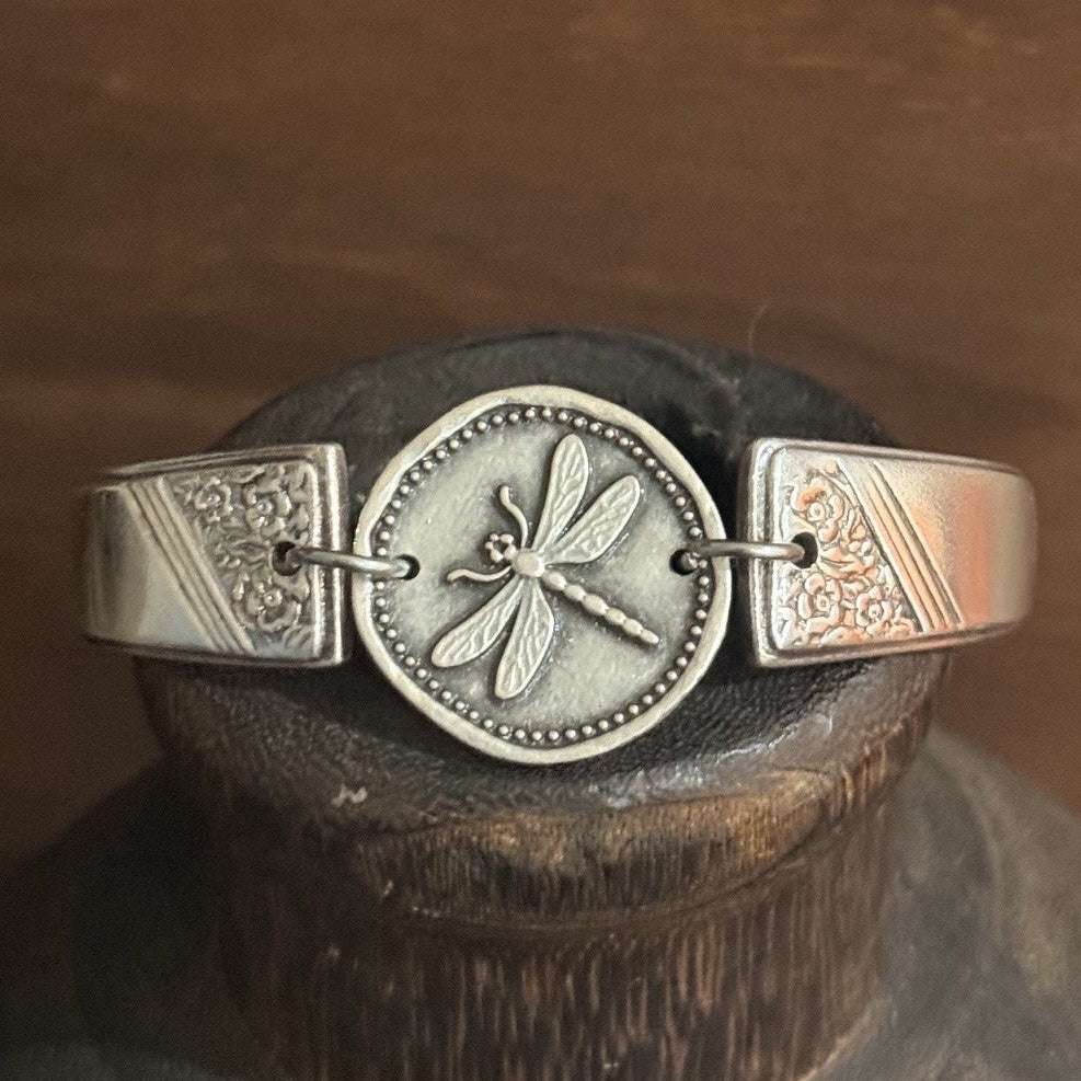 Vintage Gee & Holmes Margaret Rose Dragonfly Bracelet
