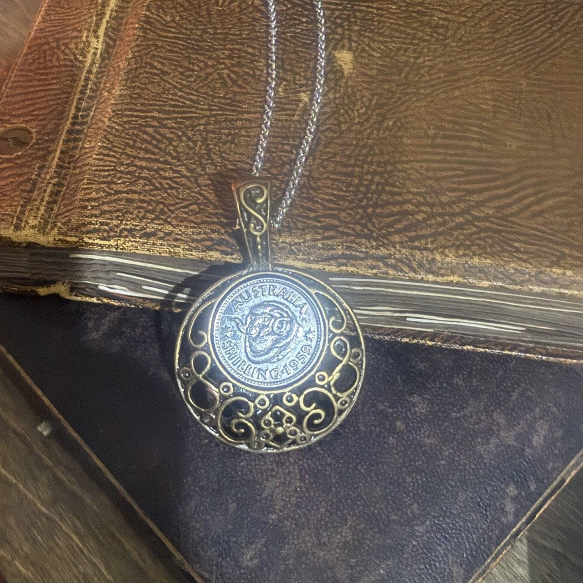 1959 Australian Shilling Necklace