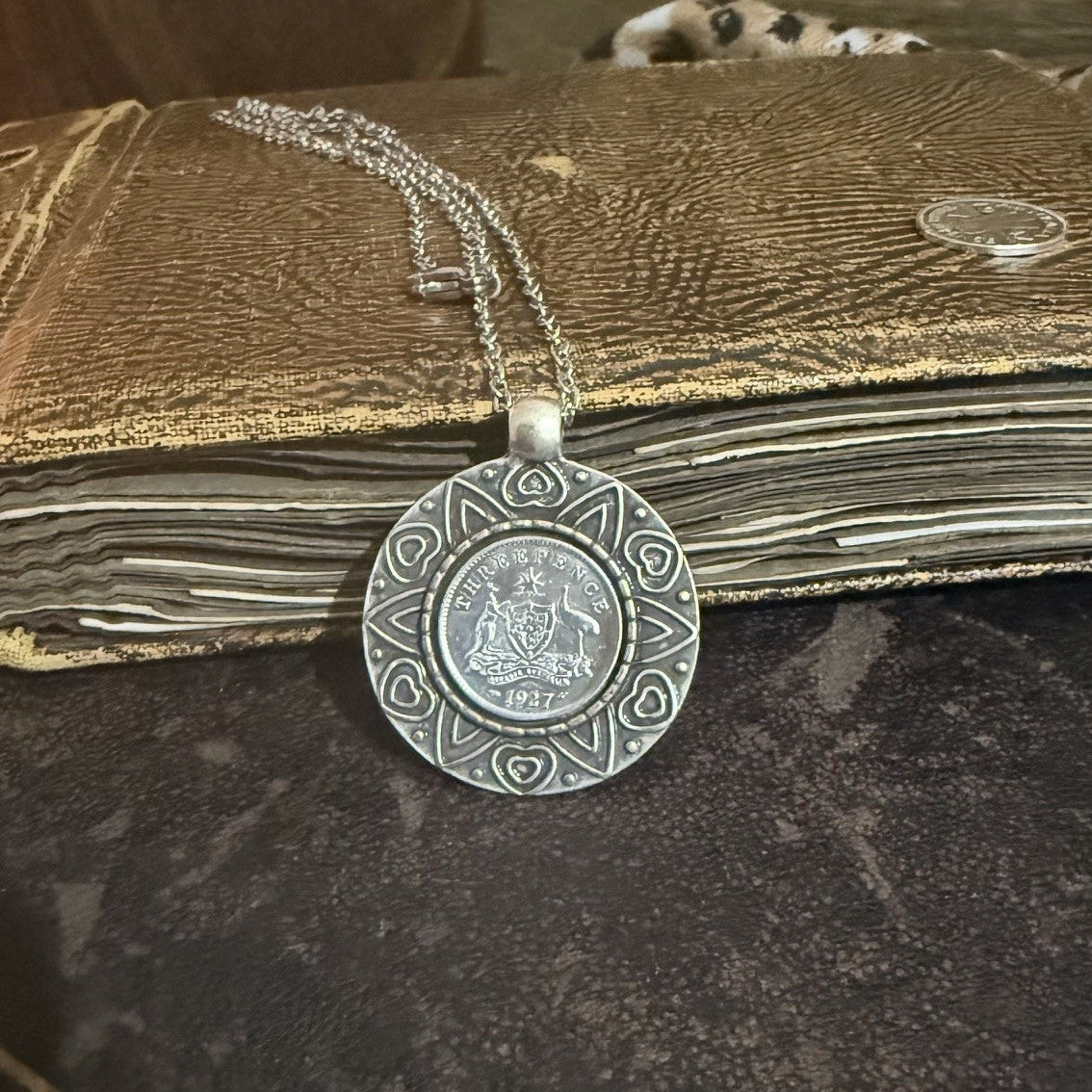 1927 Threepence Necklace