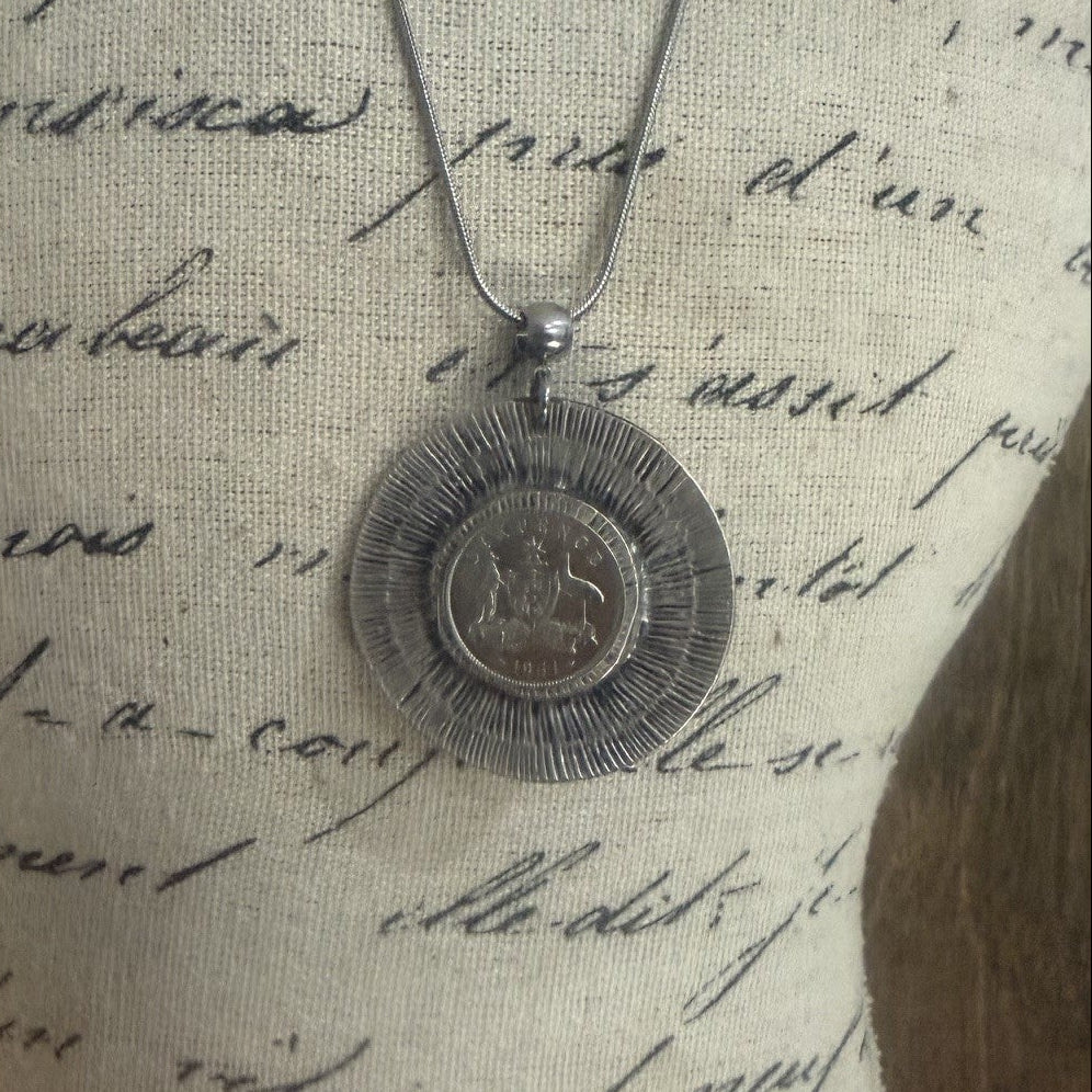 1951 Australian Sixpence Necklace