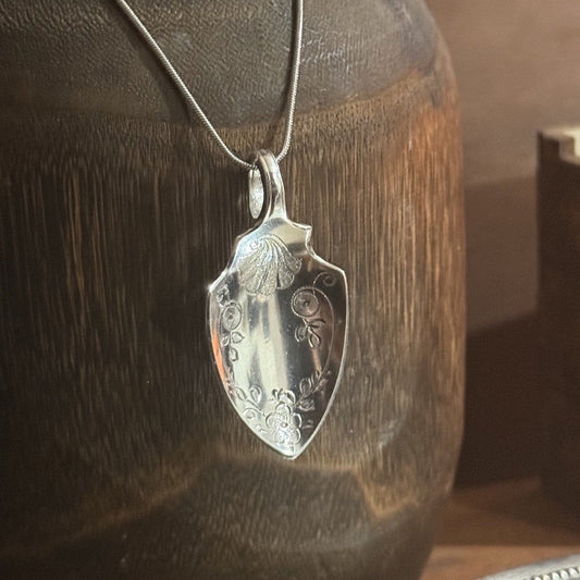 Vintage Jam Spoon Bowl Necklace