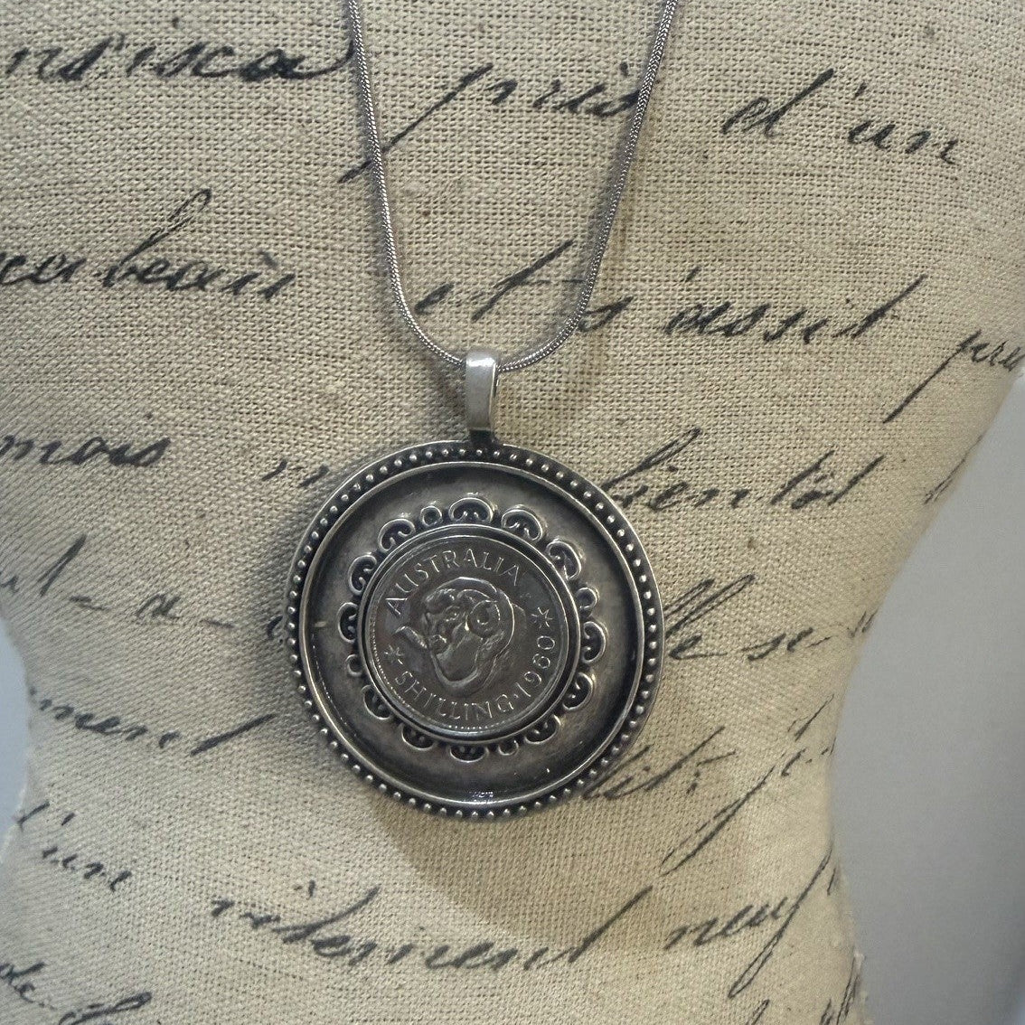 1960 Australian Shilling Necklace
