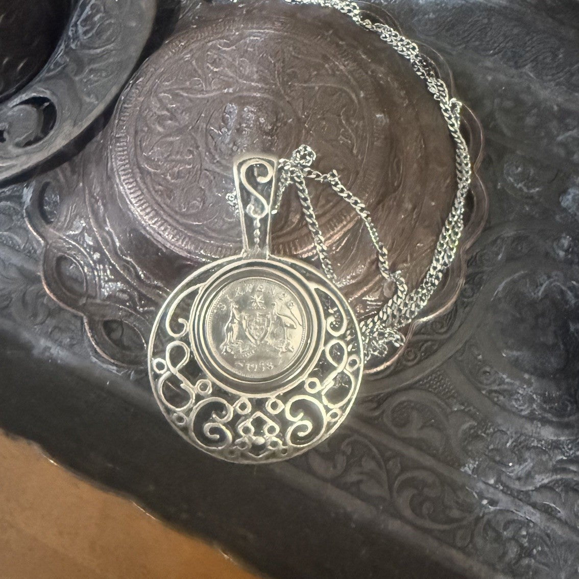 1958 Decorative Coin Necklace