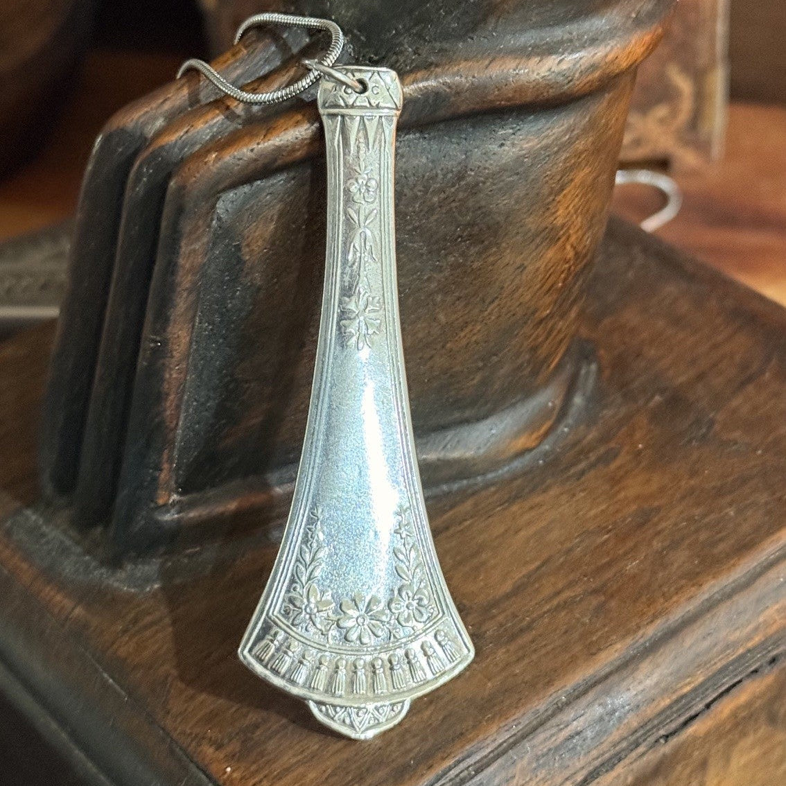 Antique Art Nouveau Spoon Handle Necklace