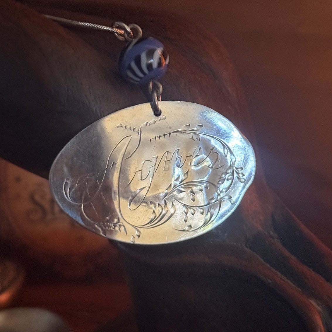 Antique Sterling Silver Spoon Necklace | Fessenden Co 1890–1910