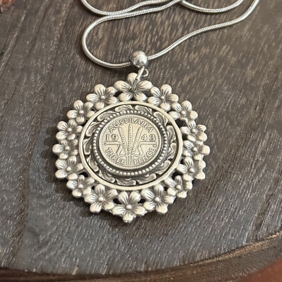 1943 Threepence Necklace