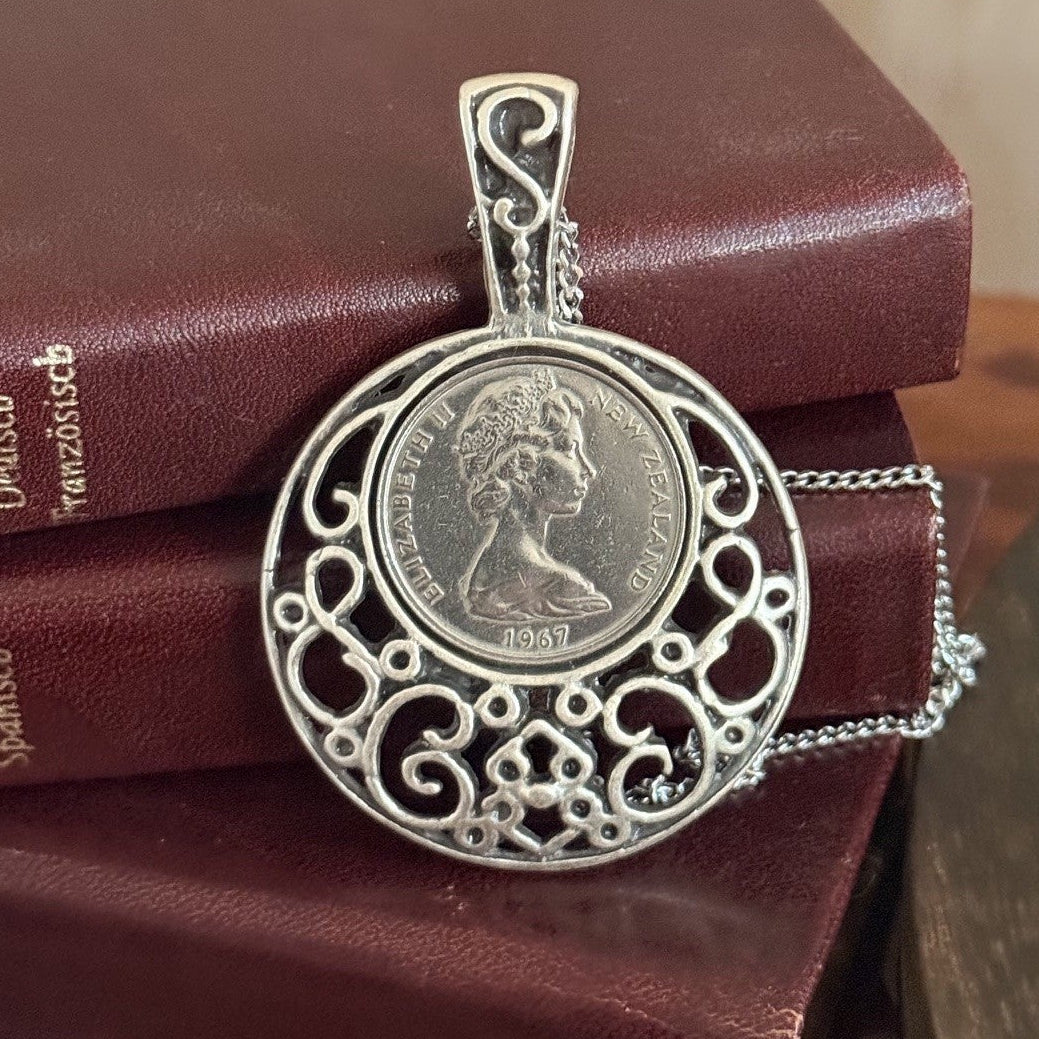 1967 New Zealand Coin Necklace