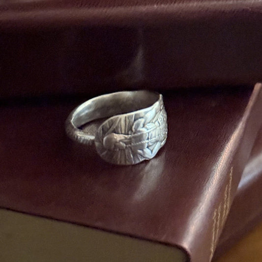 Sterling Silver Native American Figural Band Ring