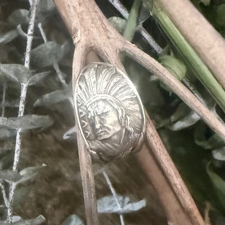 Sterling Silver Indian 1894 Ring