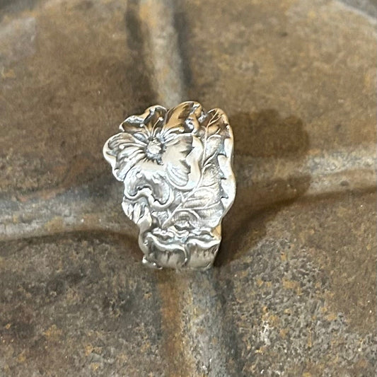 Sterling Silver Ring - 5 Petal Wild Rose