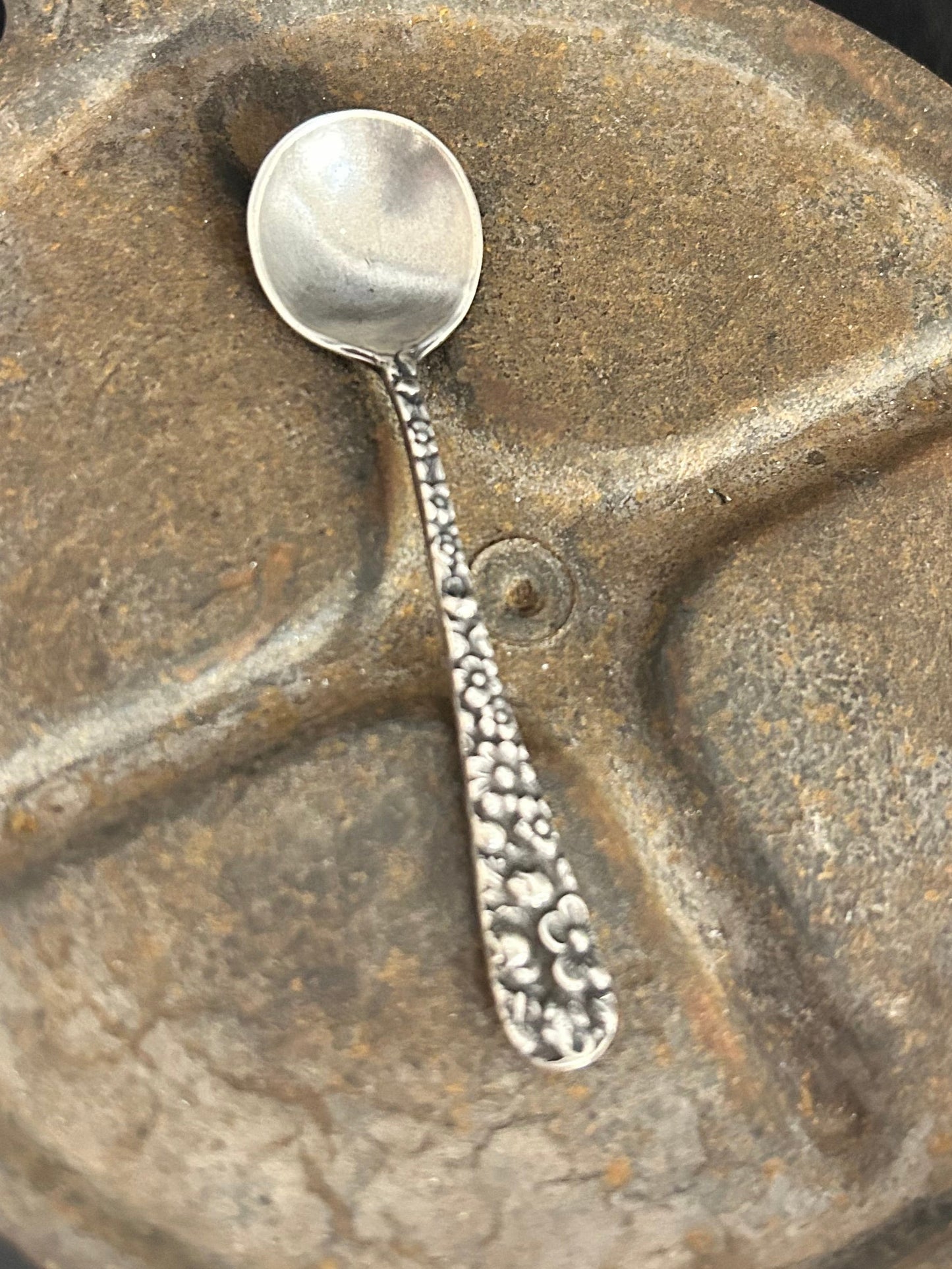 Sterling Silver Spoon Ring - 1892 Rose