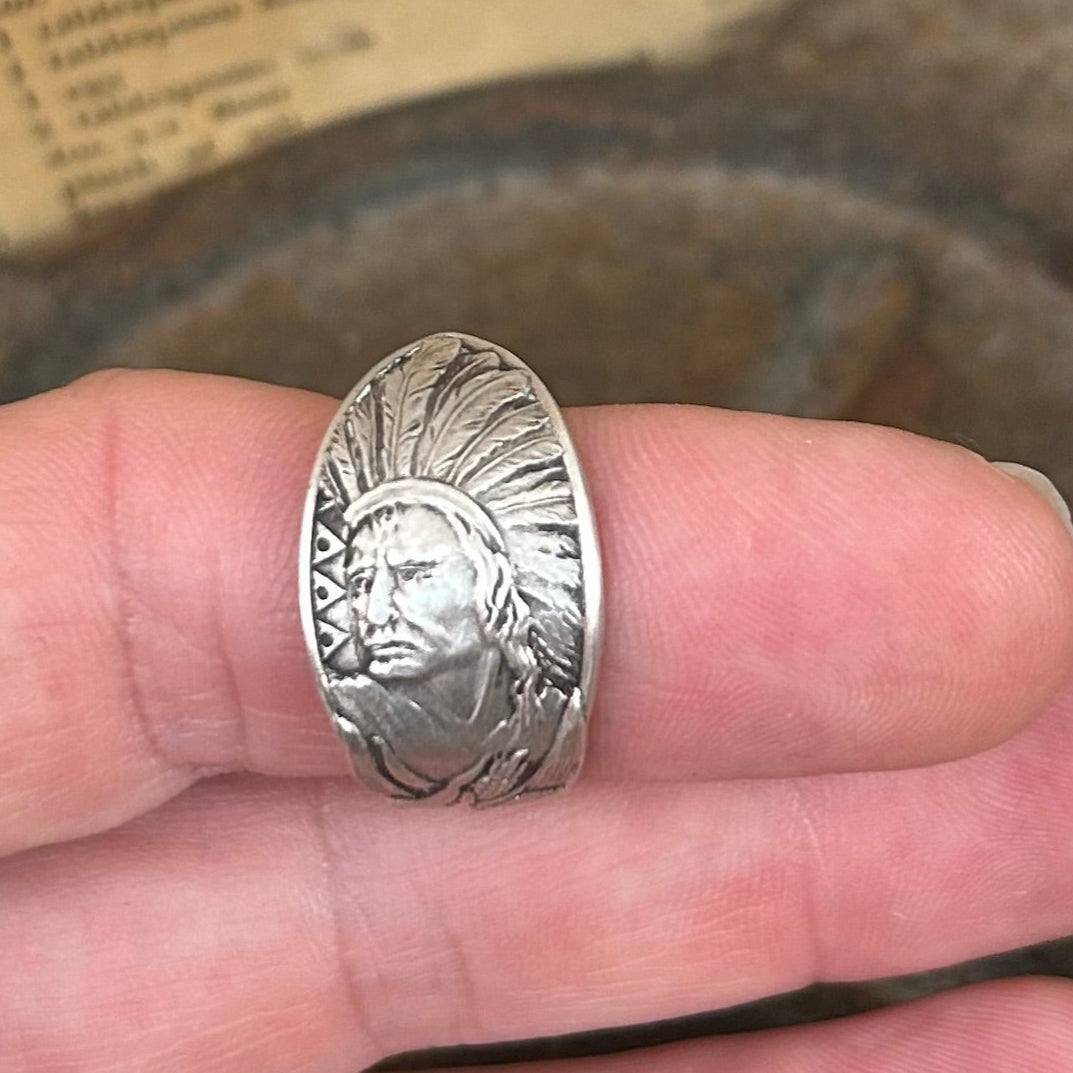 Sterling Silver Ring - Indian 1894