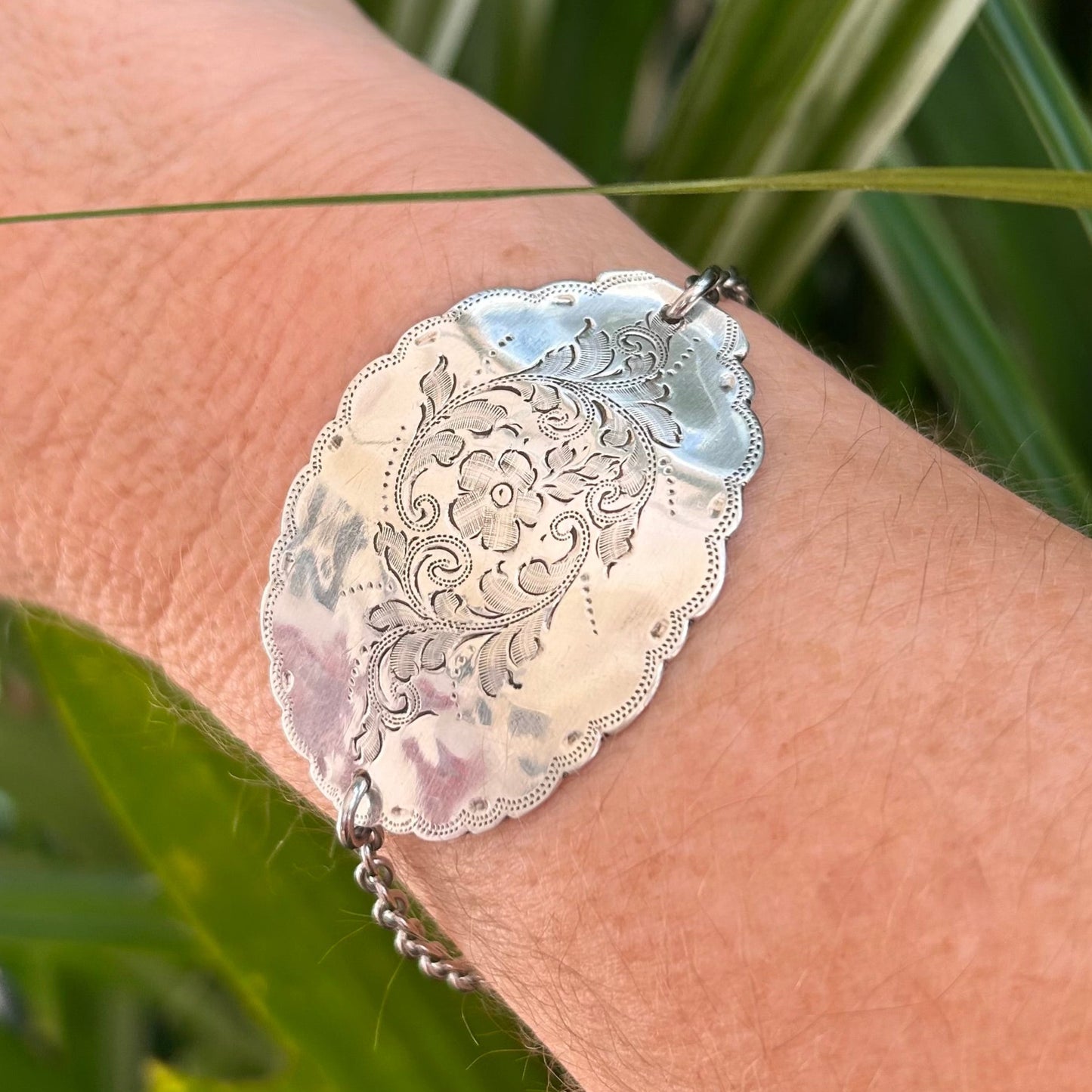 Sterling Silver Bracelet - 1898 Victorian Era