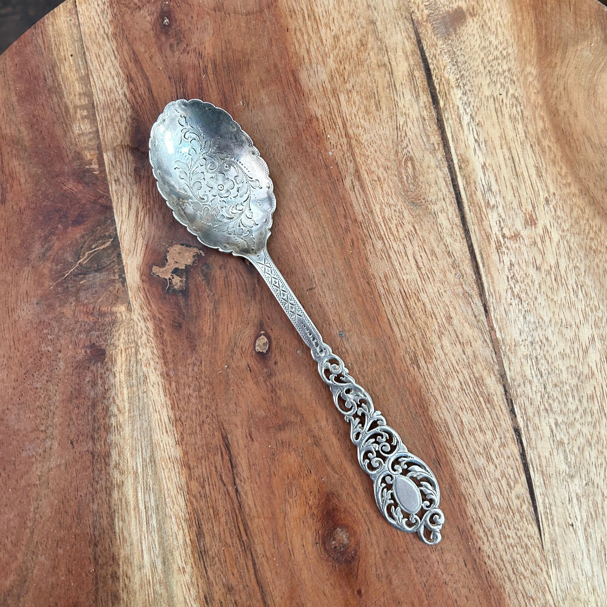 Sterling Silver Ring 1898 Scroll – Molly Made - Main Image