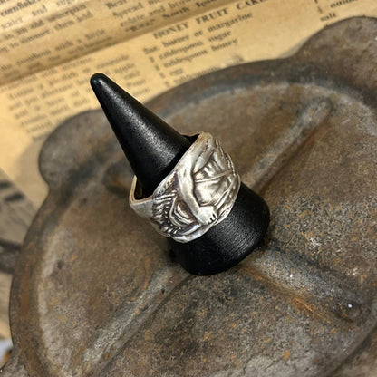Sterling Silver Ring - 1900s Native Chief
