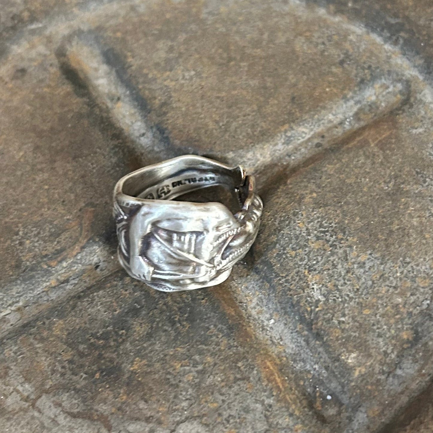 Sterling Silver Ring - 1900s Native Chief