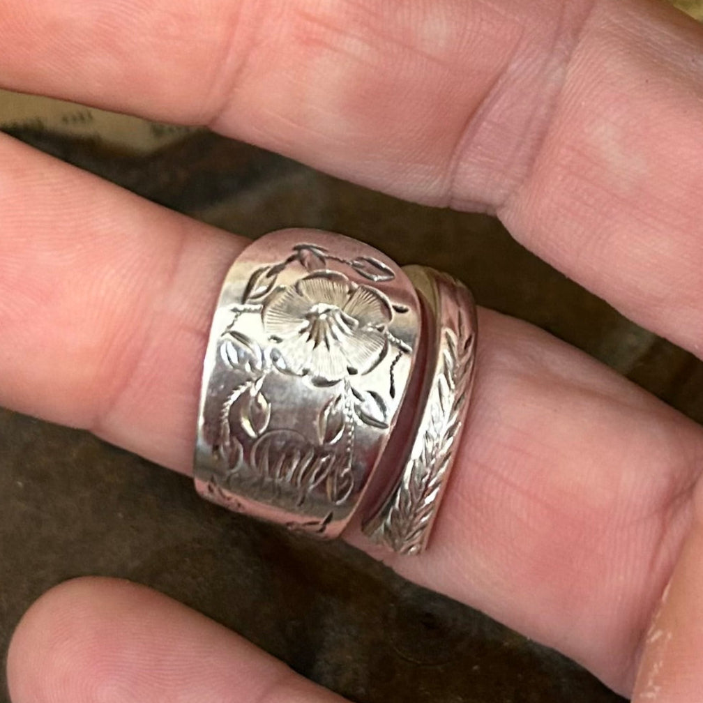 Sterling Silver Wrap Ring - 1911 Sheffield