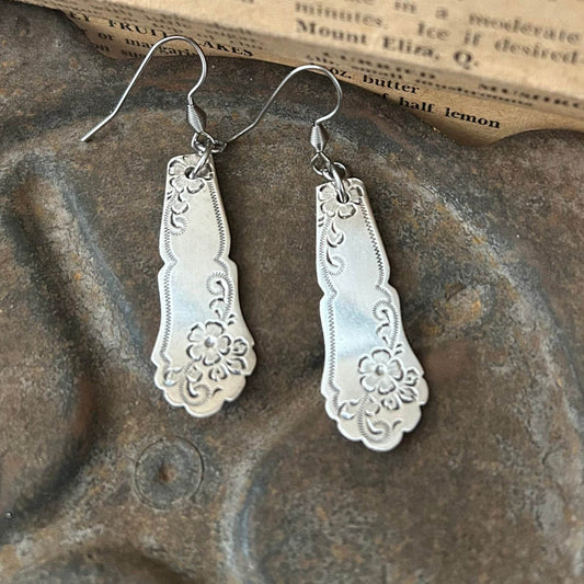 Sterling Silver Earrings - 1912 Sheffield England - Molly Made