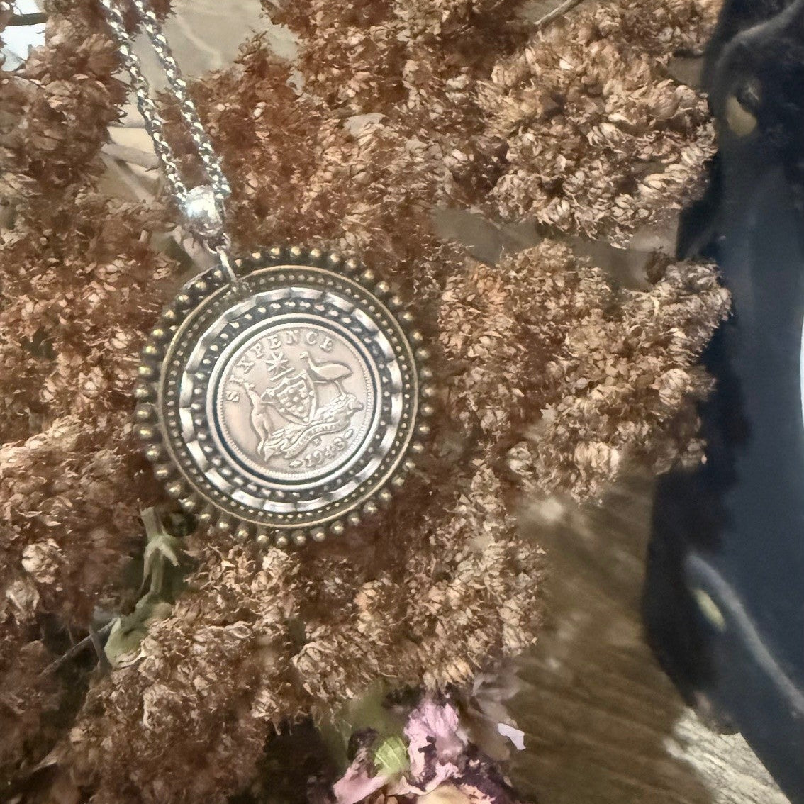 1943 Sixpence Blended Tone Necklace
