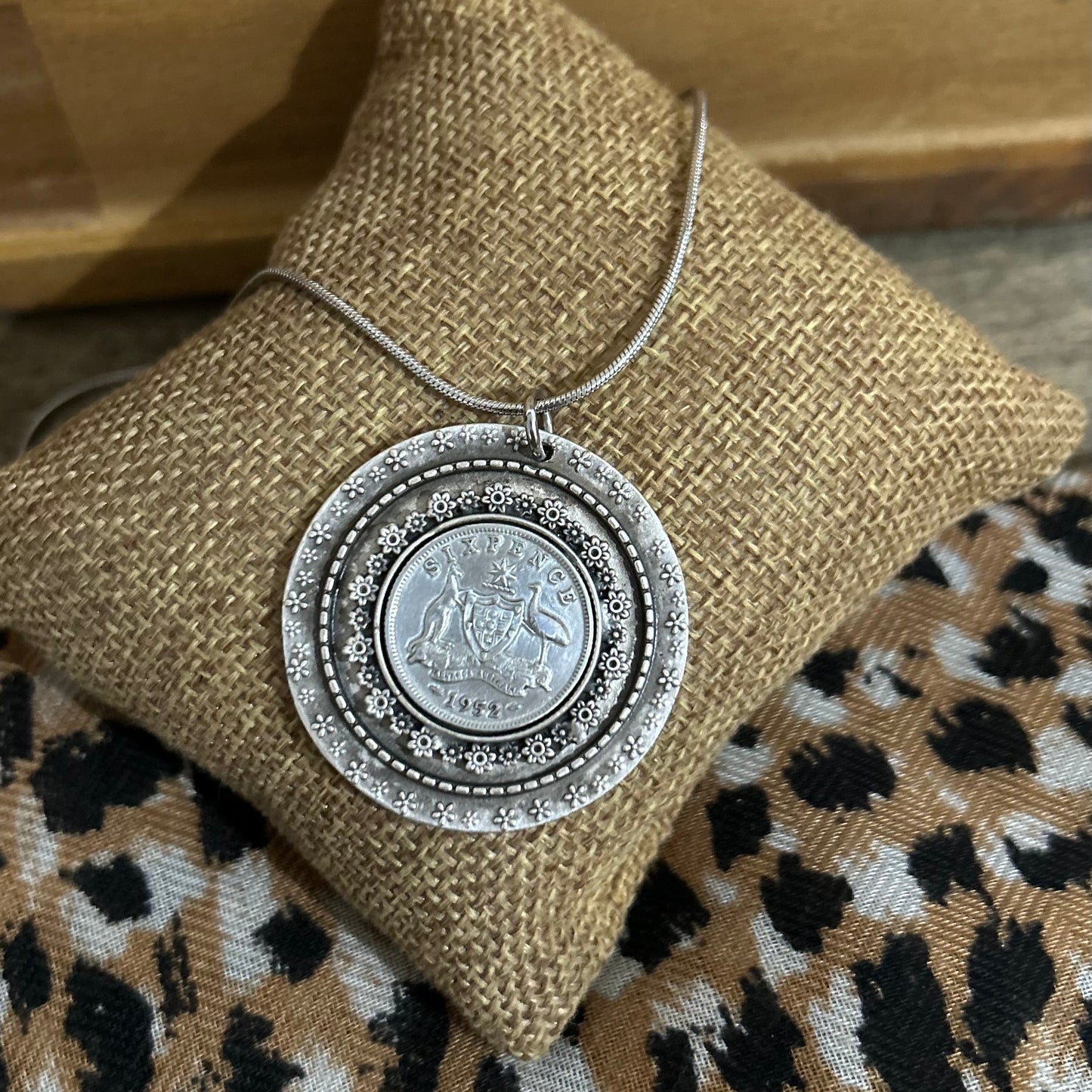 1952 Sixpence “Keepsake” Necklace