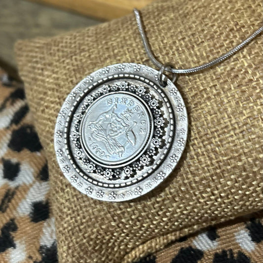 1952 Sixpence “Keepsake” Necklace