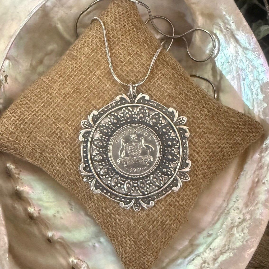 1960 Decorative Coin Necklace