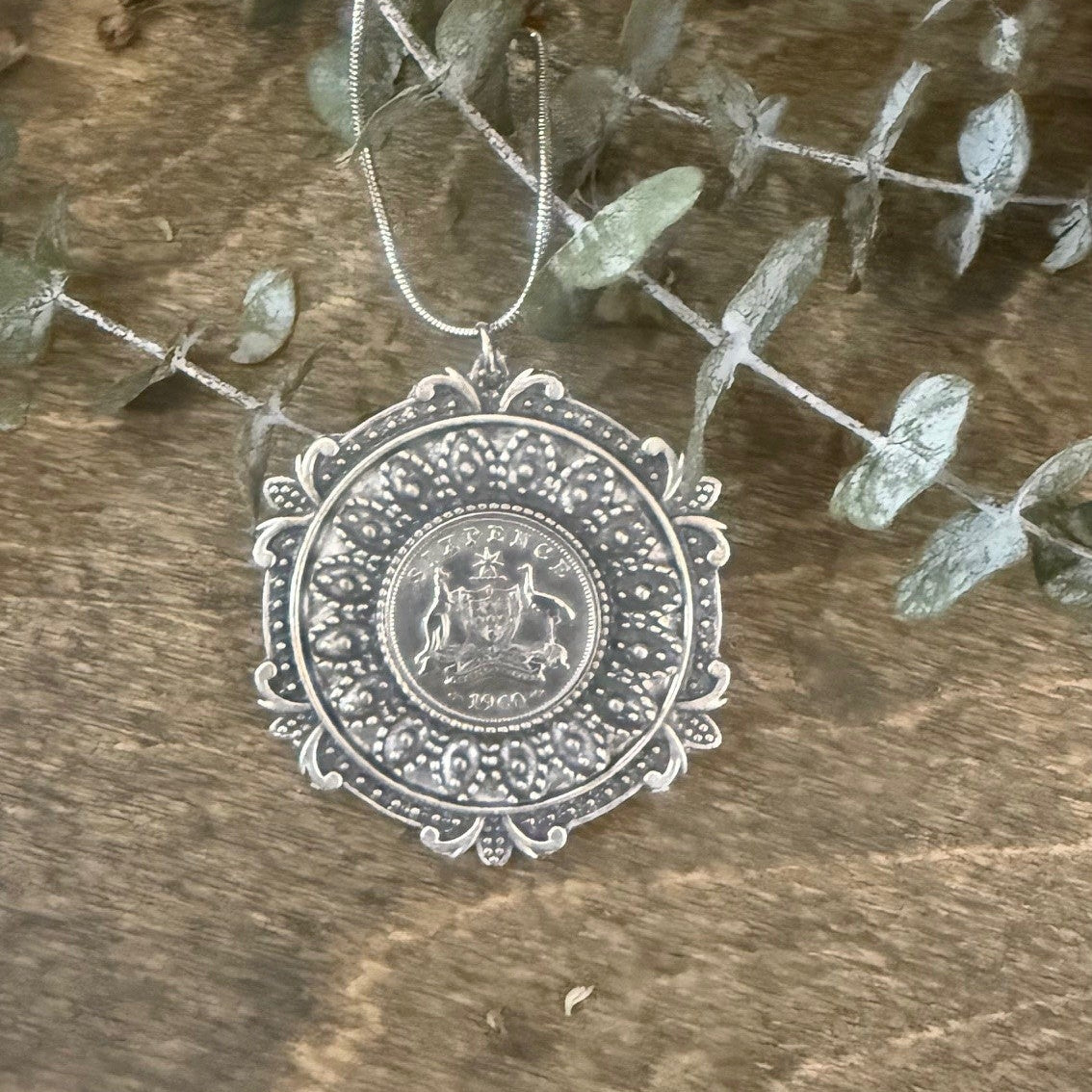 1960 Decorative Coin Necklace