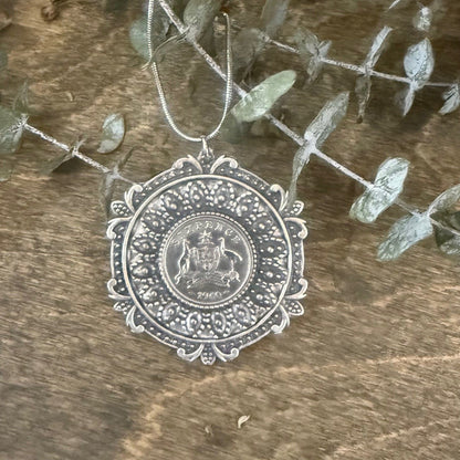 1960 Decorative Coin Necklace