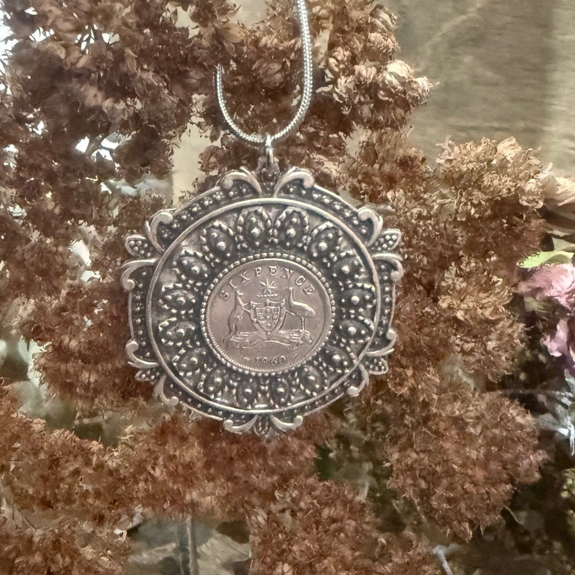 1960 Decorative Coin Necklace