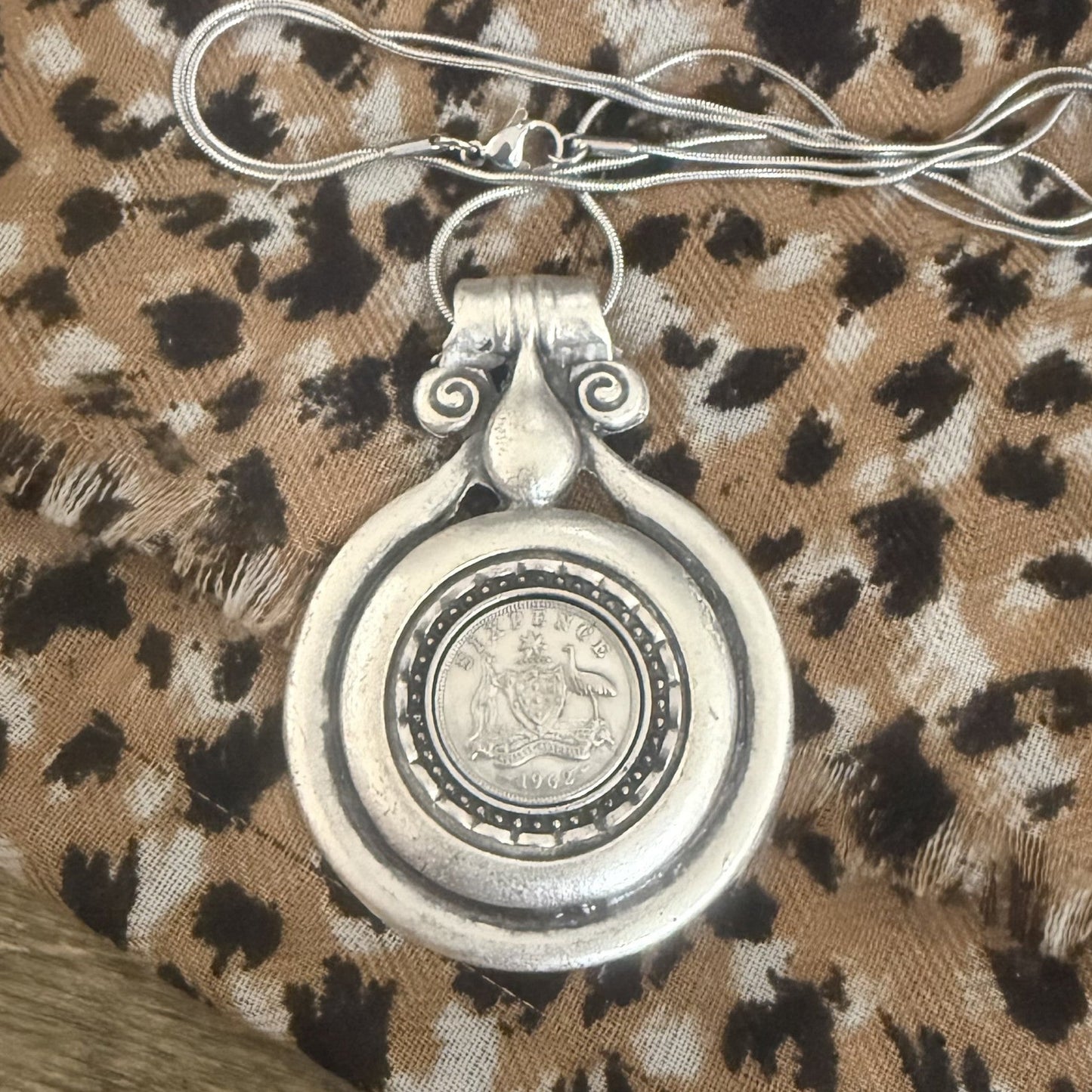 1962 Australian Sixpence Necklace