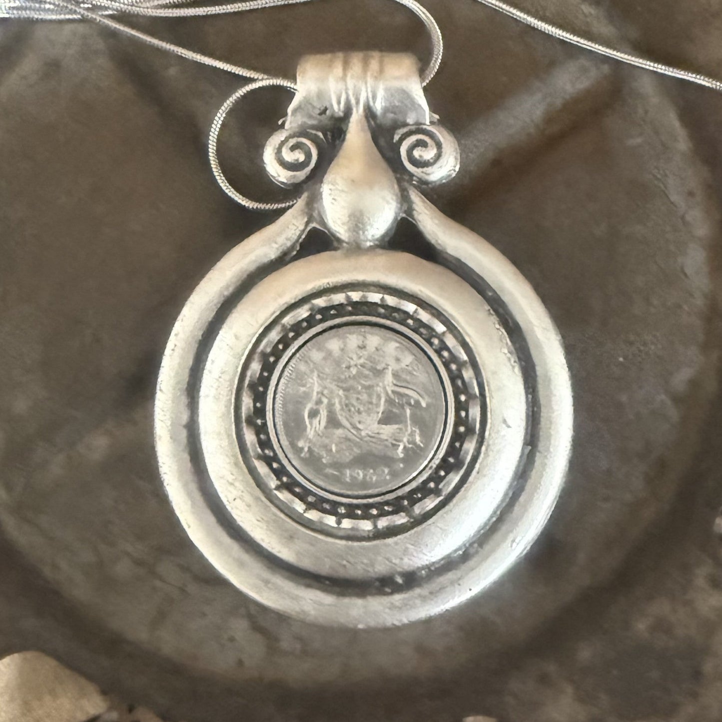 1962 Australian Sixpence Necklace