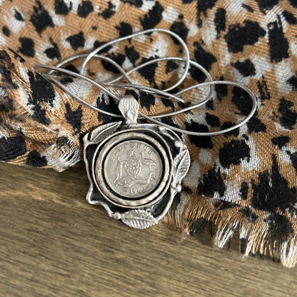 1962 Sixpence Necklace — A Charming Piece of Australian History