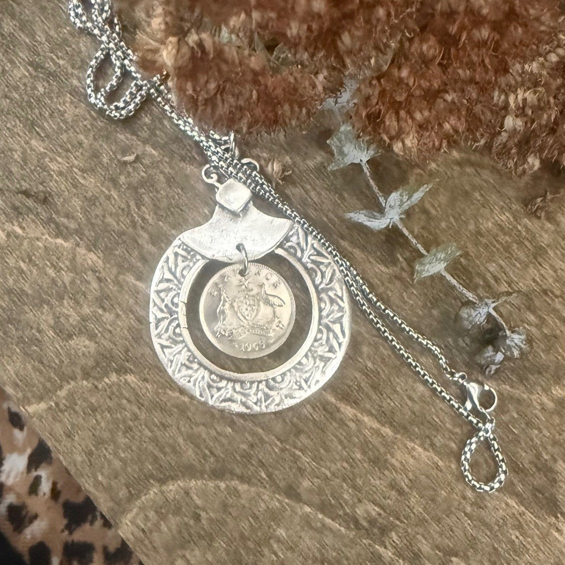 1963 Australian Sixpence Necklace