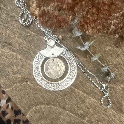 1963 Australian Sixpence Necklace