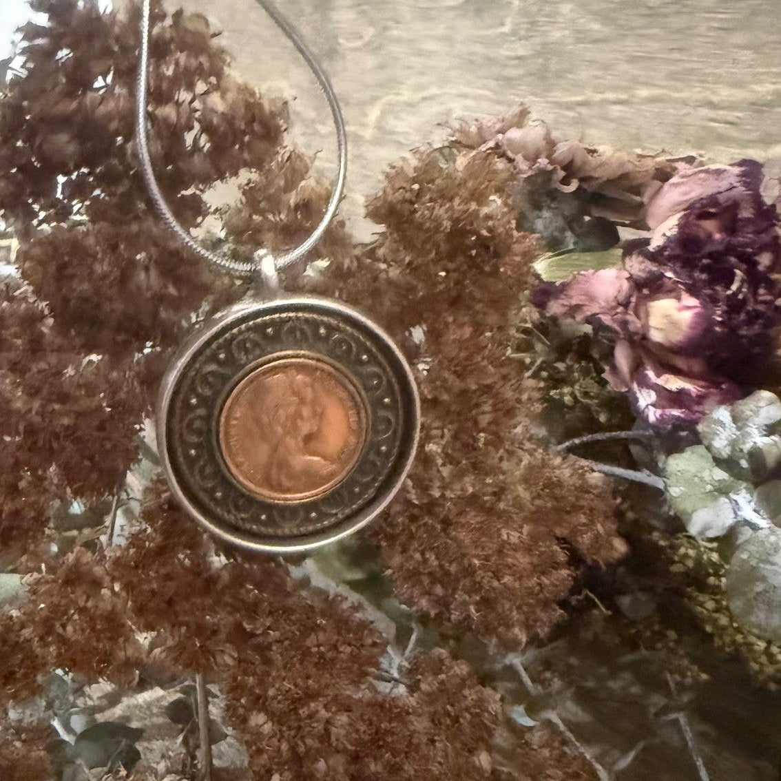 1966 One Cent Coin Necklace