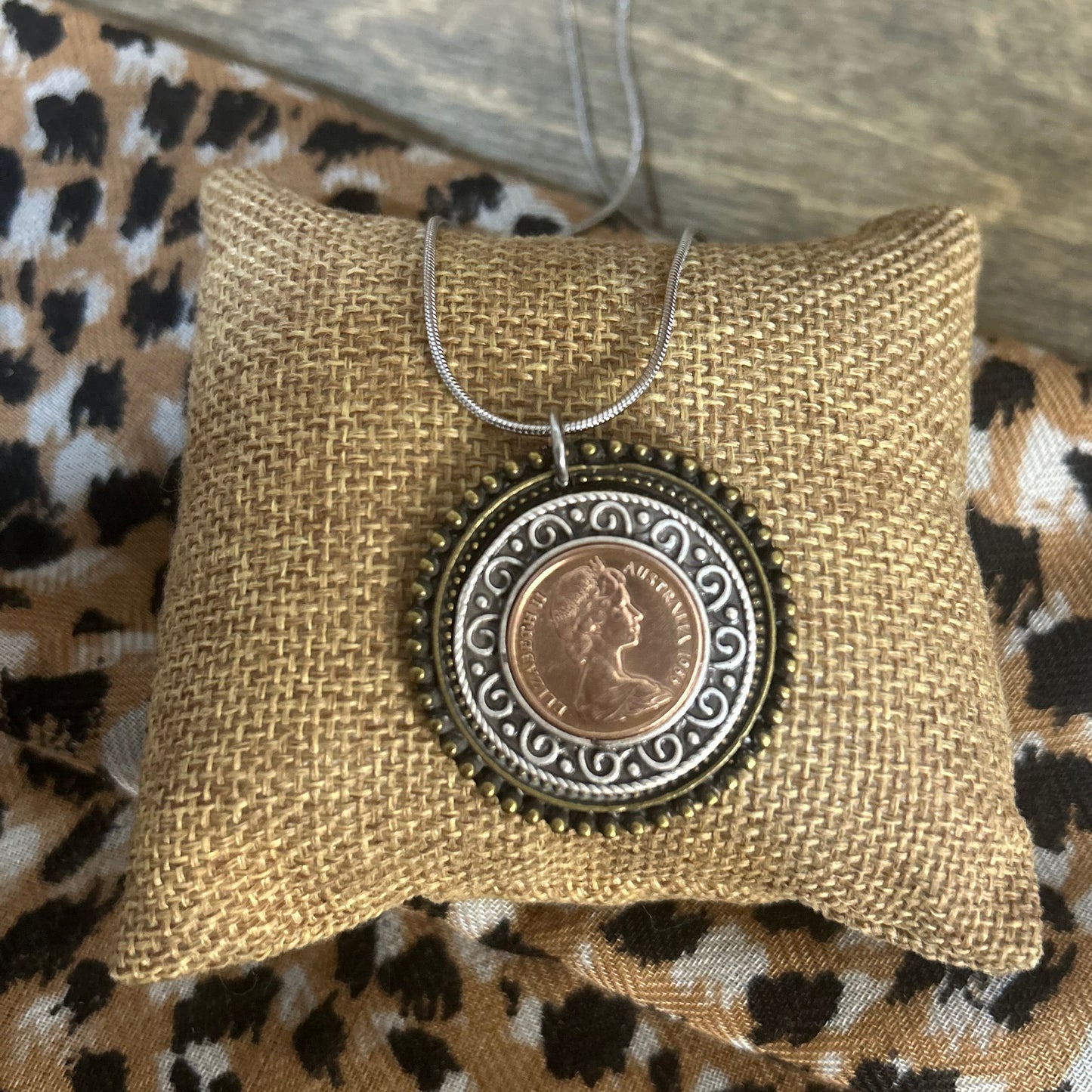 1966 One Cent “Decimal Dawn” Necklace