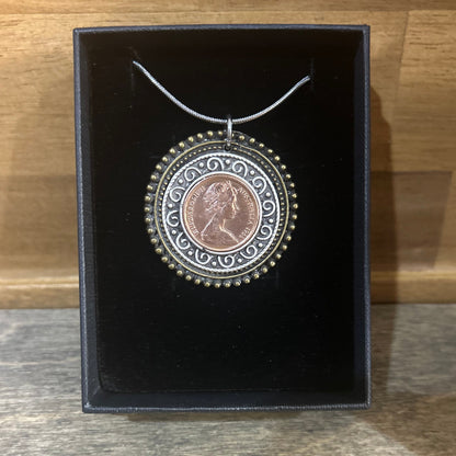 1966 One Cent “Decimal Dawn” Necklace