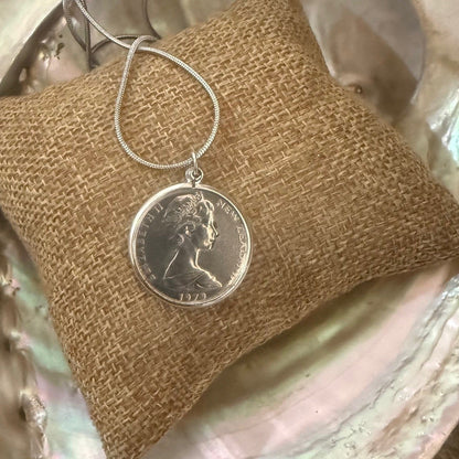 1979 New Zealand Coin Necklace