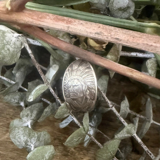 Sterling Indian 1894 Ring