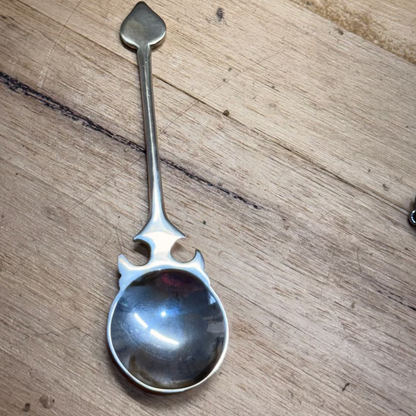 Pakistani Spoon Bowl Raven Necklace