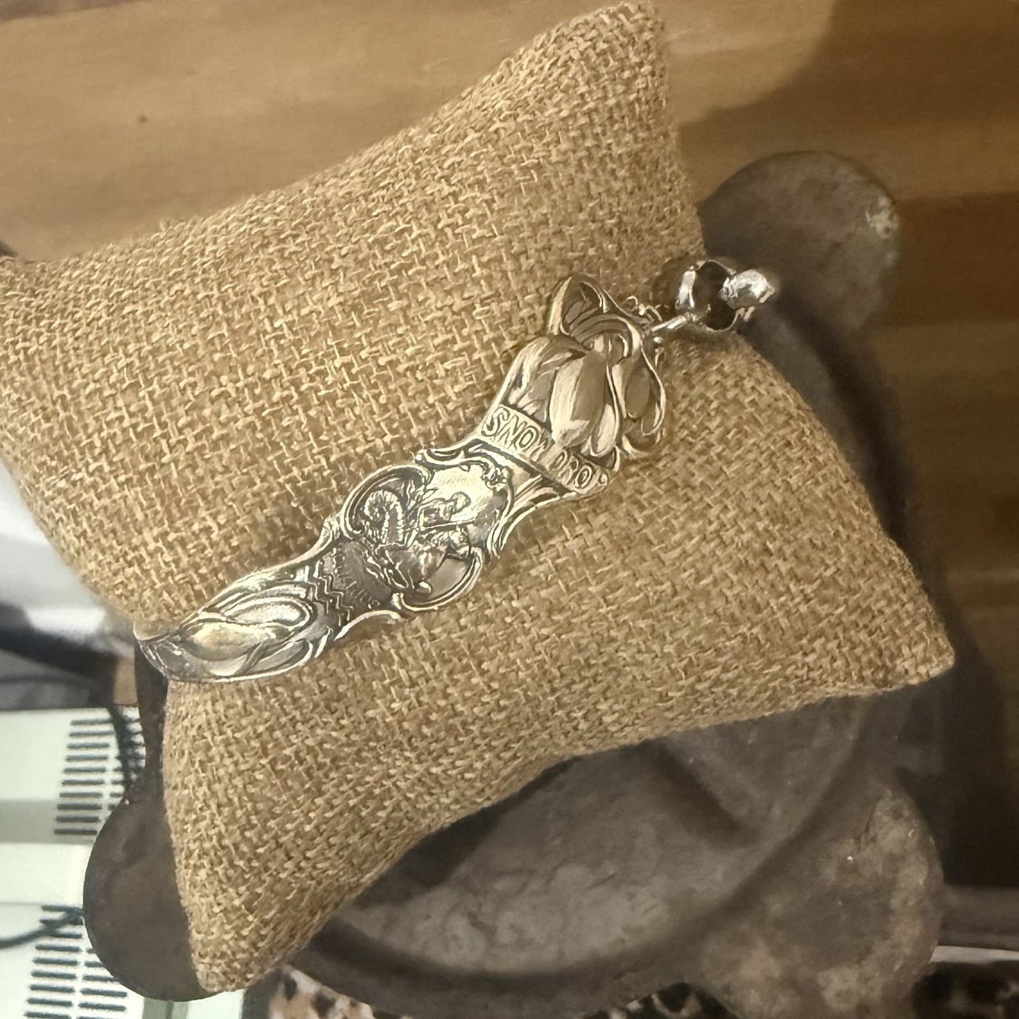 Sterling Aquarius Bracelet