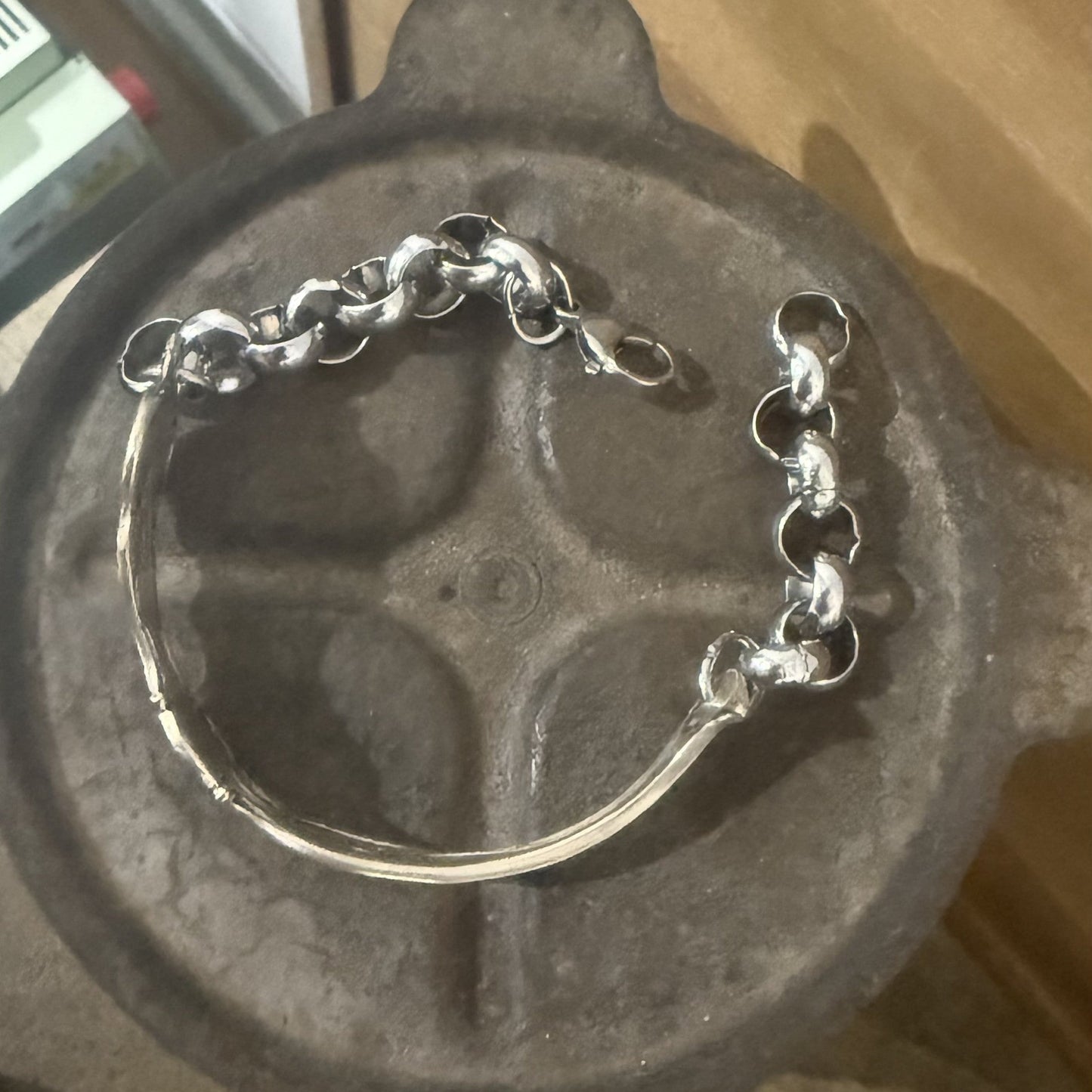 Sterling Aquarius Bracelet