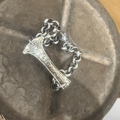 Sterling Silver August Bar Bracelet