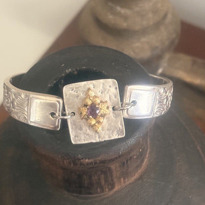 Vintage Spoon Handle Statement Bracelet