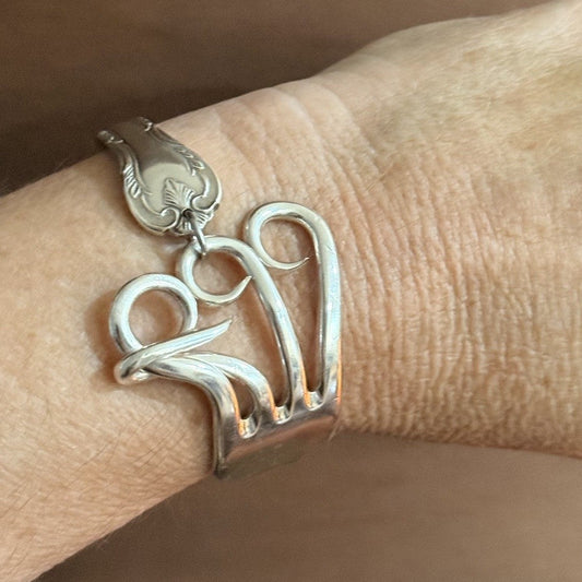 Hand Formed Vintage Fork Bracelet
